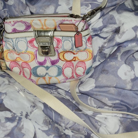 Coach scribble crossbody purse - Picture 1 of 4